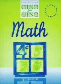 Math 4e : livre du professeur