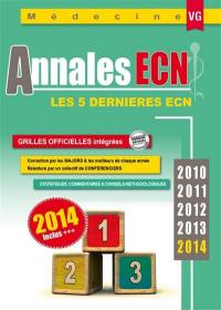 Annales ECN 2010-2011-2012-2013-2014 : les 5 dernières ECN