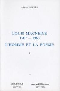Louis MacNeice (1907-1963), l'homme et la poésie
