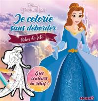 Disney princesses, robes de fête : je colorie sans déborder