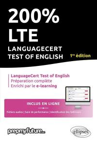 200 % LTE : LanguageCert test of English : LanguageCert test of English, préparation complète, enrichi par le e-learning
