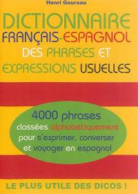 Dictionnaire français-espagnol des phrases et expressions usuelles