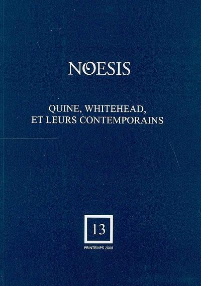 Noesis, n° 13. Quine, Whitehead, et leurs contemporains