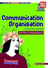 Communication-organisation, première bac pro 3 ans secrétariat comptabilité : CD-ROM pédagogique