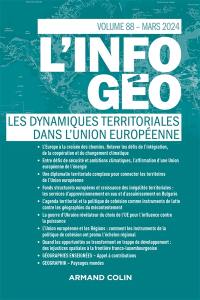 Information géographique (L'), n° 88-1. Les dynamiques territoriales dans l'Union européenne
