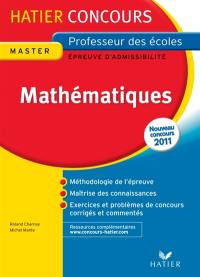 Mathématiques : épreuve écrite d'admissibilité : nouveau concours 2011
