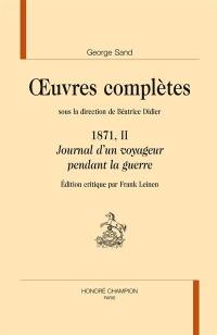 Oeuvres complètes. 1871 (2)