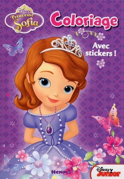 Princesse Sofia : coloriage avec stickers !