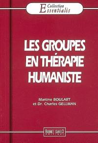 Les groupes en thérapie humaniste