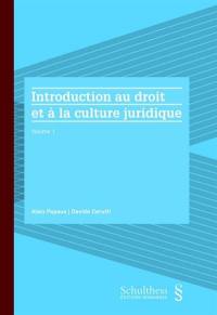 Introduction au droit et à la culture juridique. Vol. 1