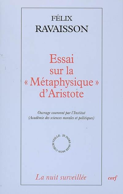 Essai sur la Métaphysique d'Aristote