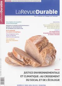 Revue durable (La), n° 54. Justice environnementale et climatique : au croisement du social et de l'écologie