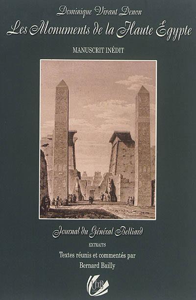 Les monuments de la Haute Egypte : manuscrit inédit