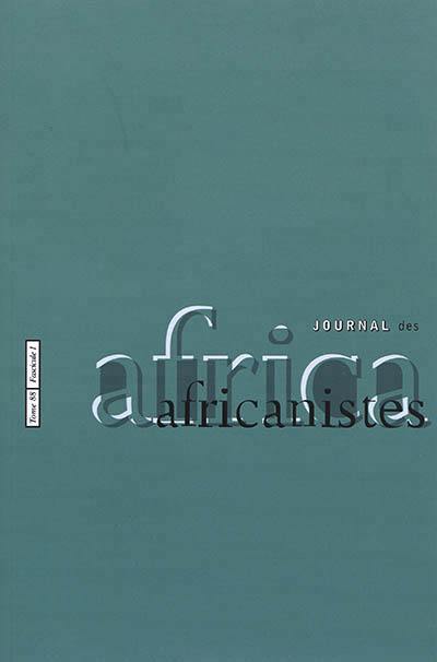 Journal des africanistes, n° 88-1