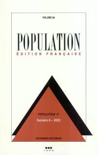 Population, n° 6 (2003). Facteurs d'évolution de la fécondité en Afrique