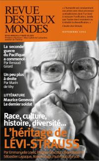 Revue des deux mondes, n° 11 (2021). Race, culture, histoire, diversité... : l'héritage de Lévi-Strauss