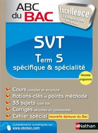 SVT terminale S, spécifique & spécialité : programme 2012