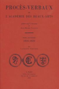 Procès-verbaux de l'Académie des beaux-arts. Vol. 2. 1816-1820