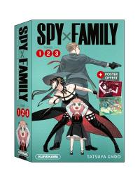 Spy x Family tomes 1, 2, 3 + poster offert