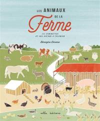 Les animaux de la ferme : 155 gommettes et des décors à colorier