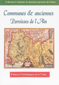 Communes & anciennes paroisses de l'Ain : 01
