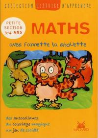 Maths avec Fanette la chouette : petite section 3-4 ans