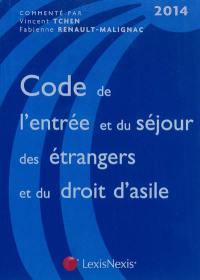 Code de l'entrée et du séjour des étrangers et du droit d'asile : 2014