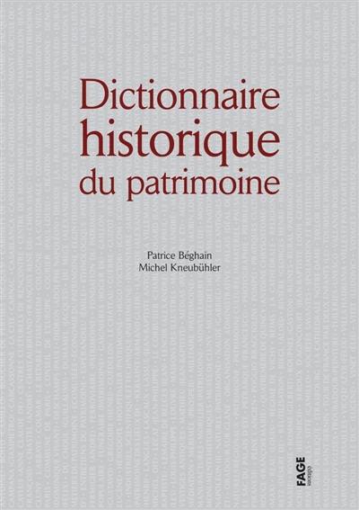Dictionnaire historique du patrimoine