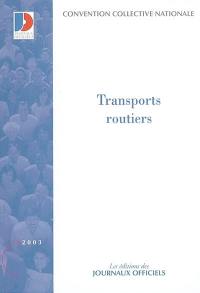 Transports routiers et activités auxiliaires du transport