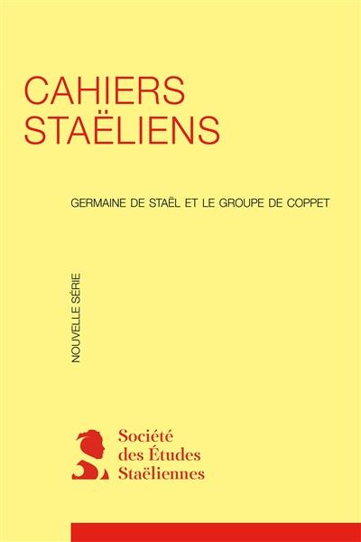 Cahiers staëliens, hors-série. Hommage à Victor de Pange (1923-1984)