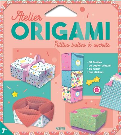 Petites boîtes à secrets : atelier origami
