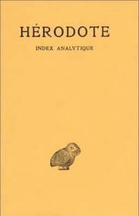 Histoires. Vol. 10. Index analytique