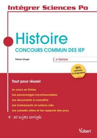 Histoire : concours commun des IEP