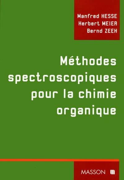 Méthodes spectroscopiques pour la chimie organique
