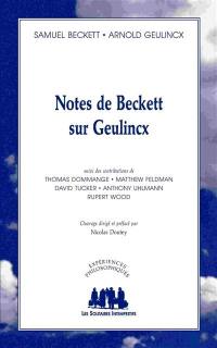 Notes de Beckett sur Geulincx