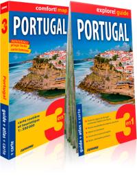 Portugal : 3 en 1 : guide + carte + atlas