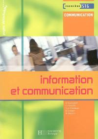 Information et communication, première STG communication