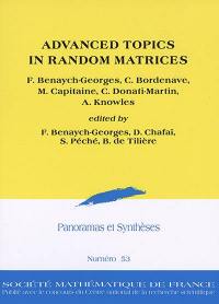 Panoramas et synthèses, n° 53. Advanced topics in random matrices