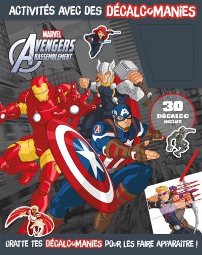 Avengers rassemblement : activités avec des décalcomanies