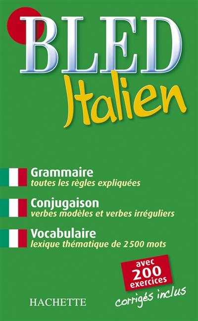 Bled italien : grammaire et conjugaison
