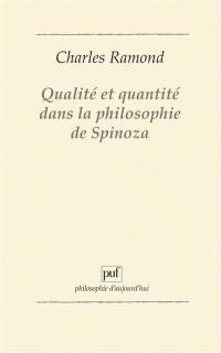 Qualité et quantité dans la philosophie de Spinoza
