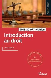 Introduction au droit : 2018-2019