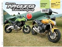 Revue moto technique, n° 150. Kawasaki Versys 650 modèles 07 et 08 (2007 et 2008), Honda CB600F et FA Hornet versions 7 (2007) et 8 (2008)