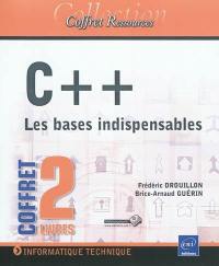 C++, coffret de deux livres : les bases indispensables