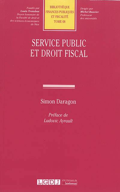 Service public et droit fiscal