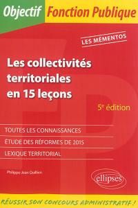 Les collectivités territoriales en 15 leçons