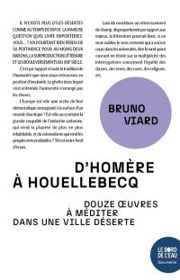 D'Homère à Houellebecq : douze oeuvres à méditer dans une ville déserte