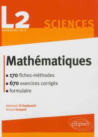 Mathématiques, L2 sciences semestres 1 et 2