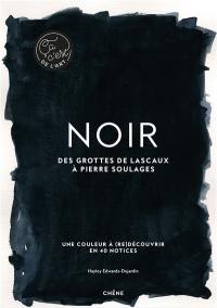 Noir : des grottes de Lascaux à Pierre Soulages : une couleur à (re)découvrir en 40 notices