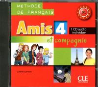 Amis et compagnie 4, méthode de français B1 : 1 CD audio individuel